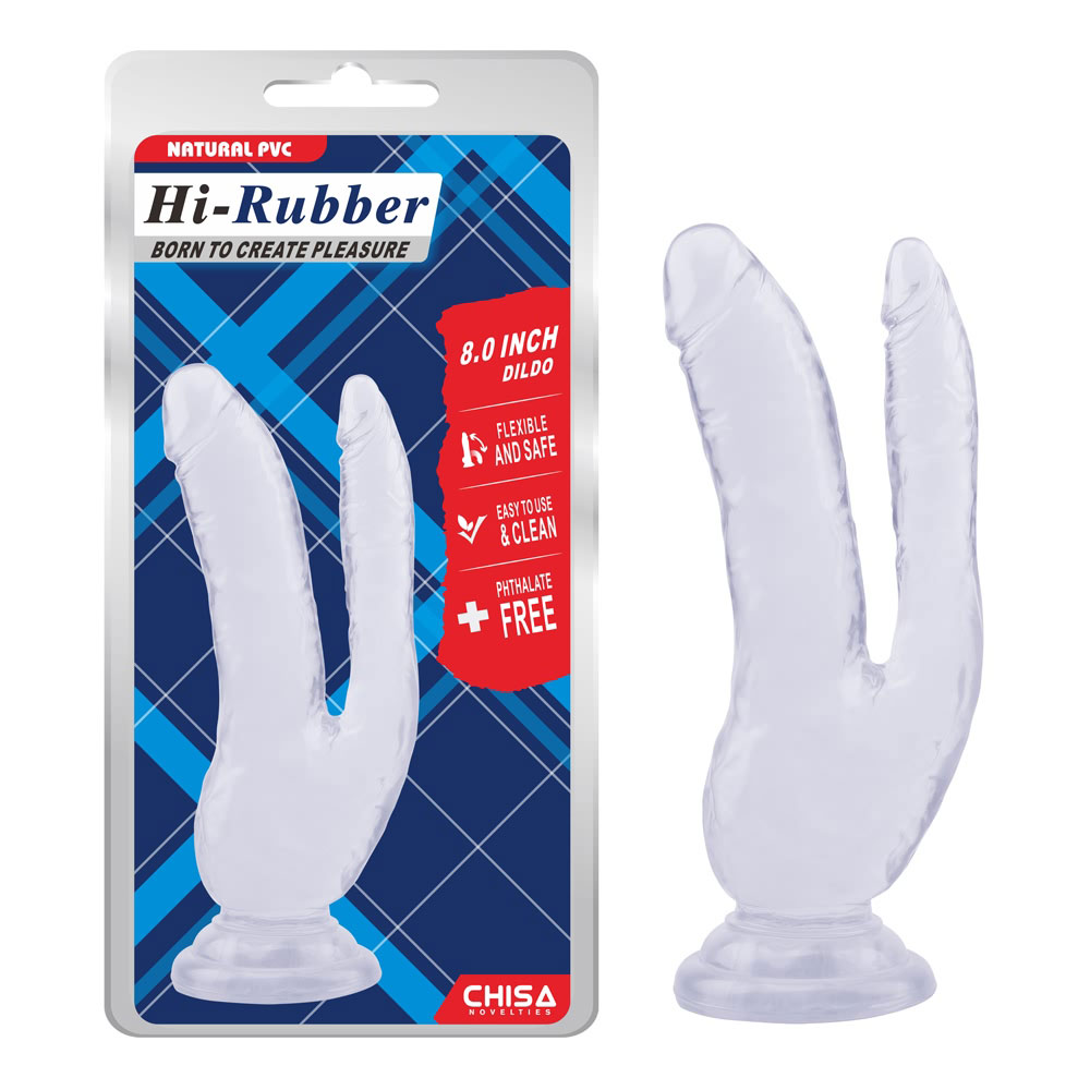 8,0 tums Dildo-Clear