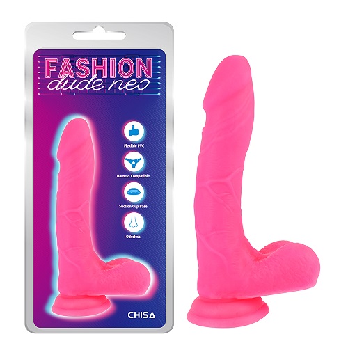 8'' Dual Density Cock Dildo Rosa