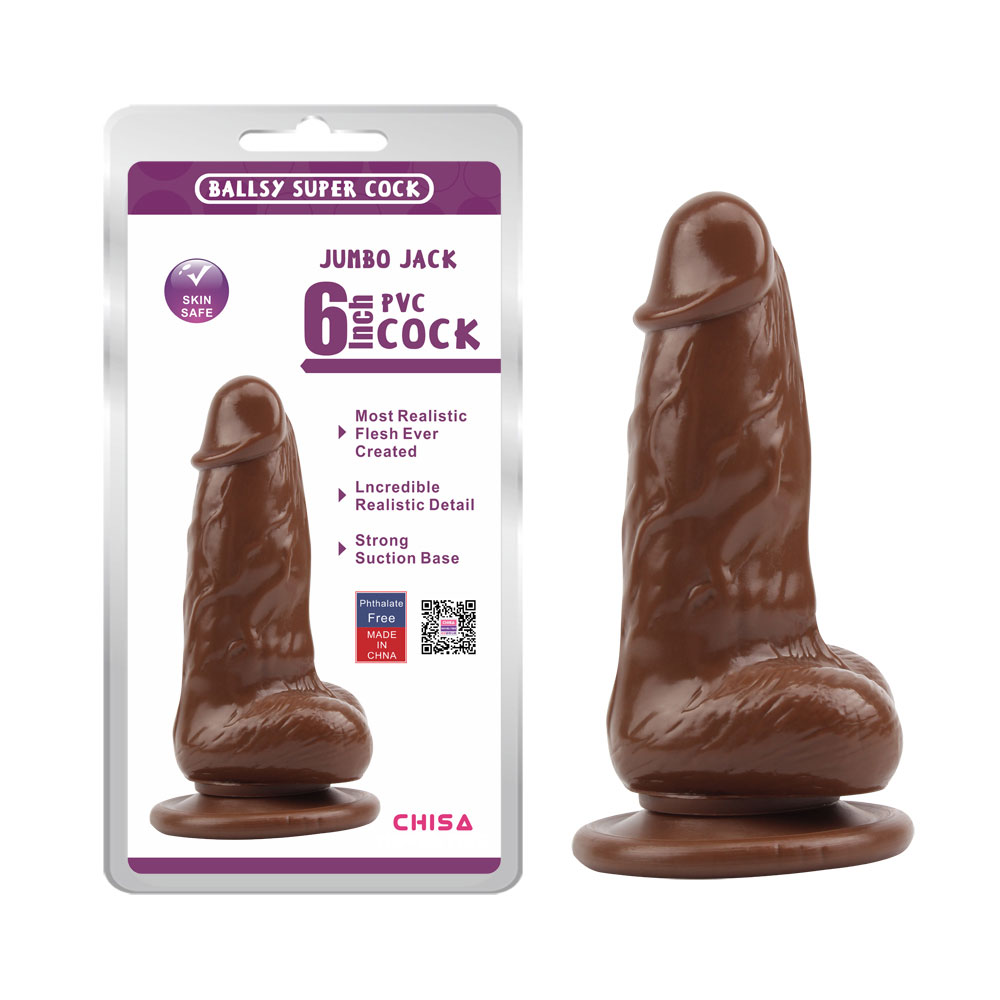 JUMBO JACK 6 Dildo - Brun