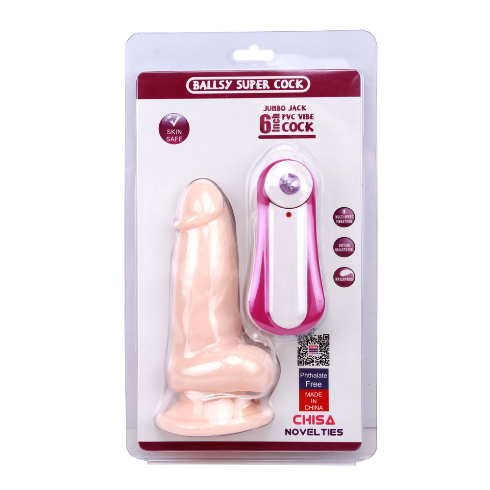 JUMBO JACK 6 Vibrerande dildo